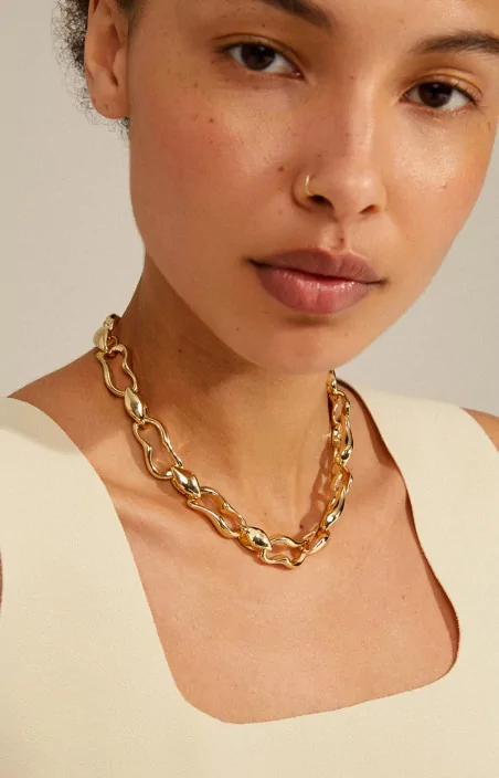 Collier - WAVE GOLD