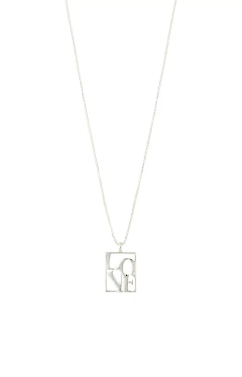 Collier - LOVE TAG ARGENT