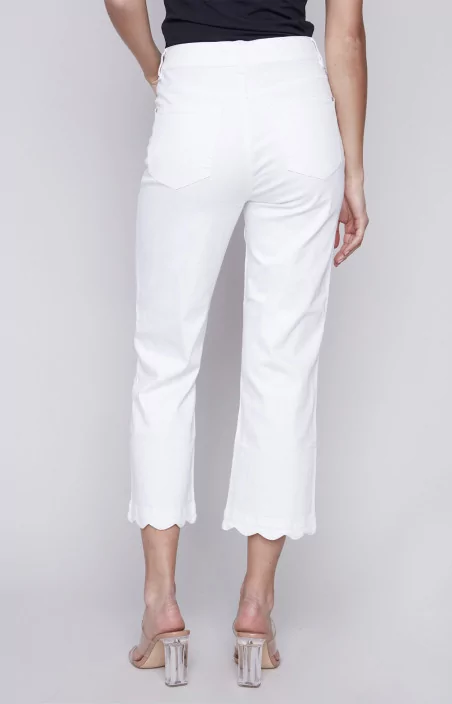 Pantalon - WHITE SCALOPS
