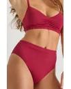 Culotte de maillot de bain à taille haute - TIBETAN RED