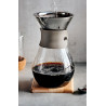 Carafe à café en verre et filtre réutilisable