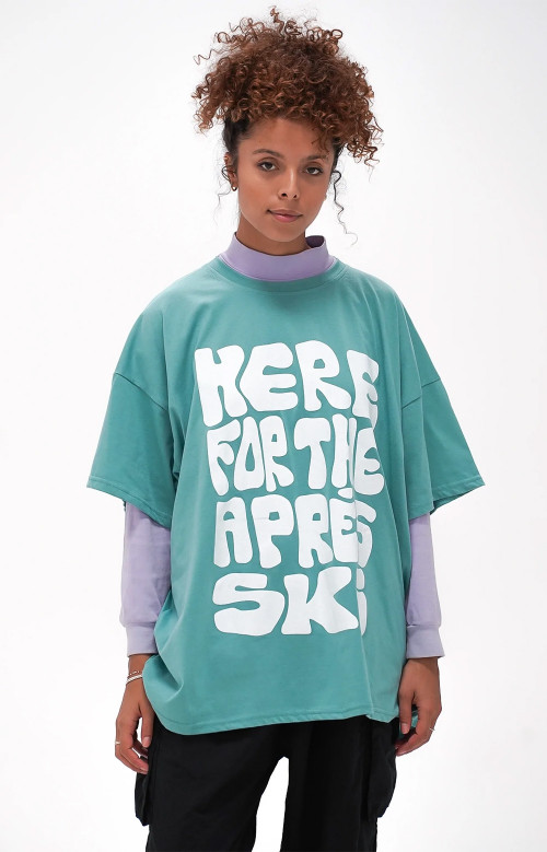 T-shirt unisexe - HERE FOR THE APRÈS SKI