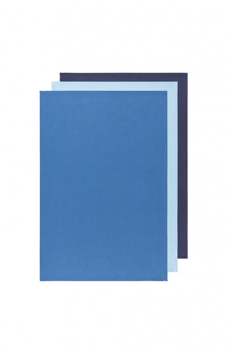 Linges À Vaisselle Floursack (Pqt 3) - MOONLIGHT, COOL BLUE & INDIGO