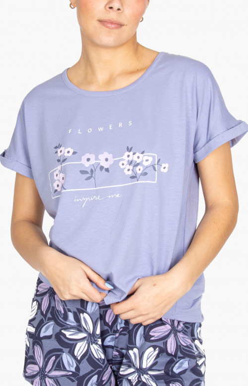 T-shirt de pyjama - FLOWERS INSPIRE ME