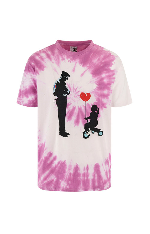 T-Shirt - BANKSY POLICE LOVE