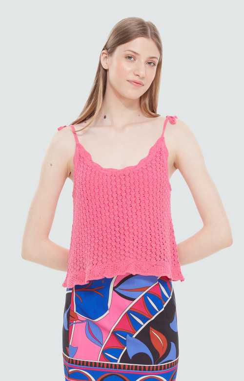Camisole en tricot - HOT PINK