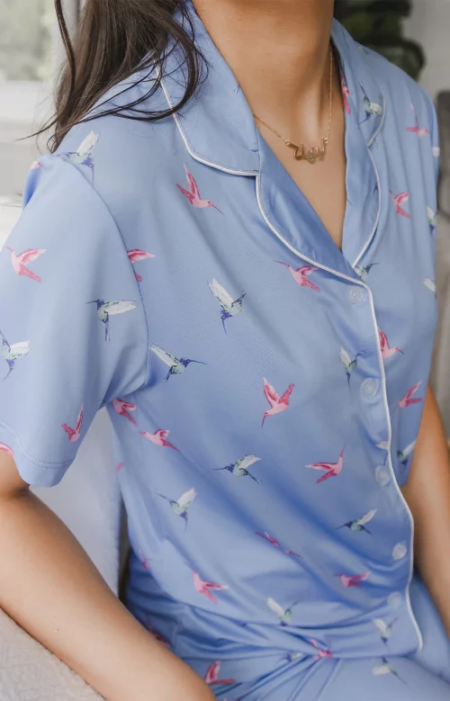 Pyjama à pantalon capri - HUMMINGBIRDS
